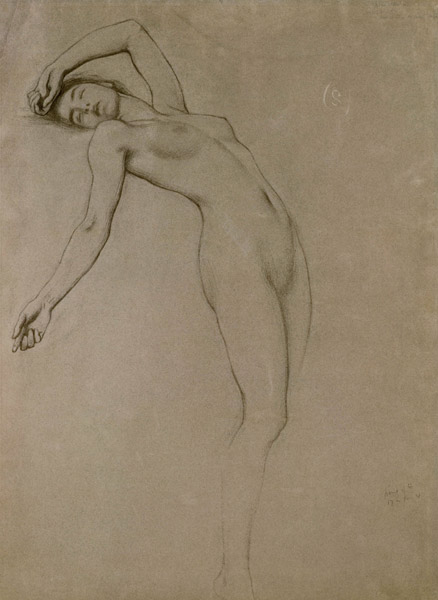 Study for 'Clyties of the Mist' von Herbert James Draper