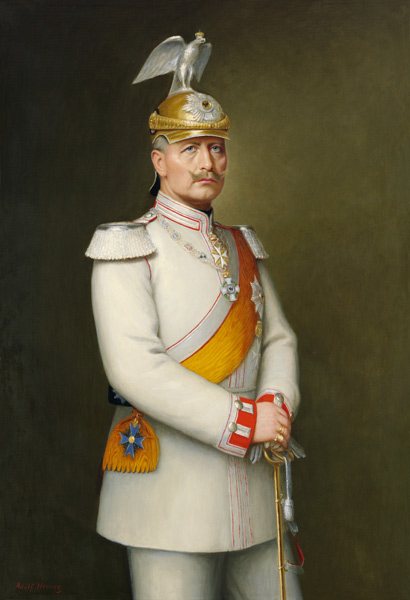 Bildnis Kaiser Wilhelm II von Adolf Emil Hering