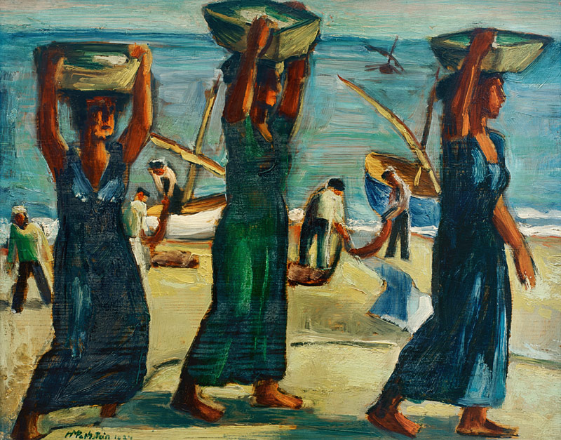 Sand carriers von Hermann Max Pechstein