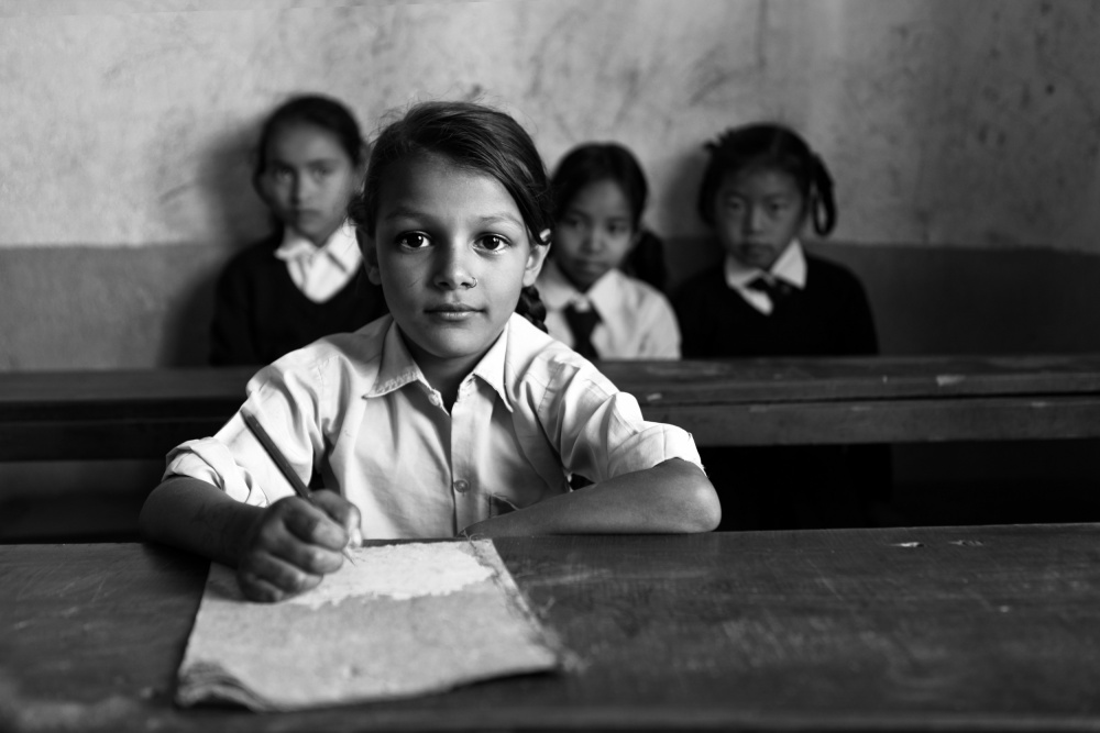 School in Nepal von Hesham Alhumaid