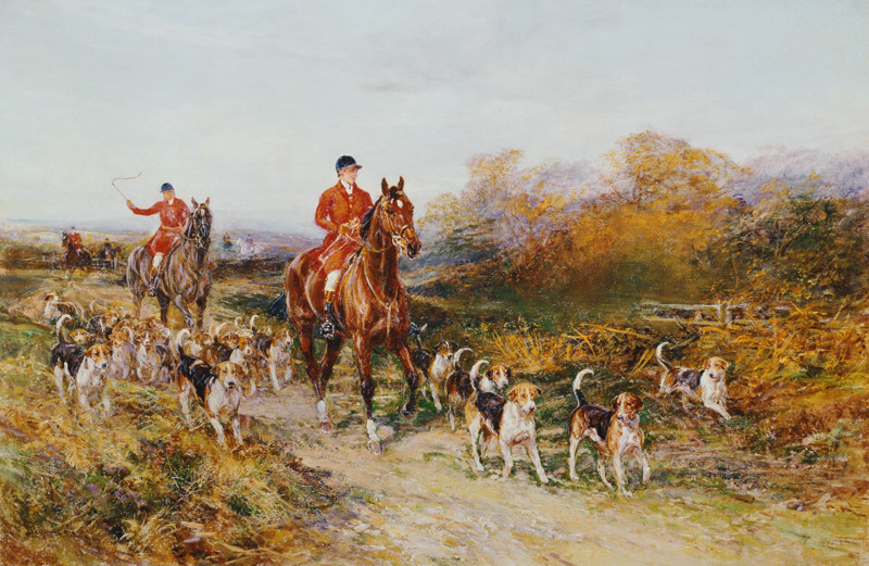 Hunting Scene von Heywood Hardy