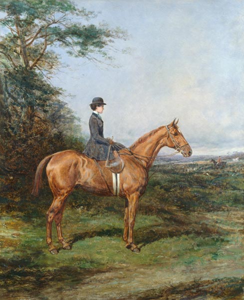 Miss A.L.North on 'Ivanhoe' von Heywood Hardy