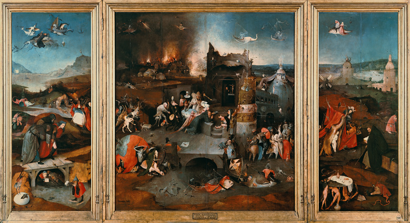 Antonius-Altar Totale von Hieronymus Bosch
