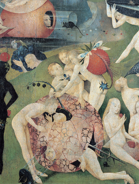 Bosch, Garten der Lüste, Ausschnitt von Hieronymus Bosch