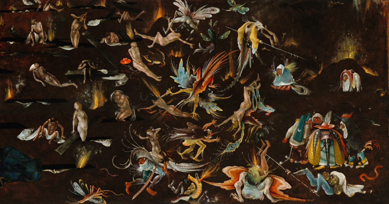 Fragment einer Darstellung des Jüngsten Gerichts. von Hieronymus Bosch