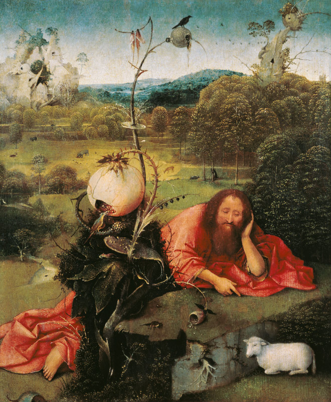 Johannes der Täufer in der Wüste von Hieronymus Bosch