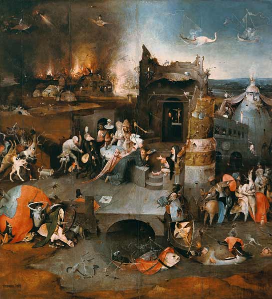 Die Versuchungen des Hl. Antonius von Hieronymus Bosch