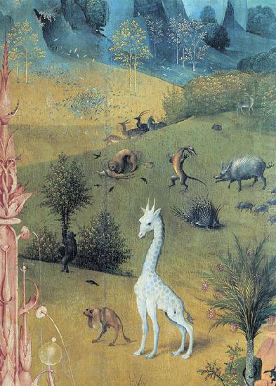 Bosch, Garten der Lüste, Paradies
