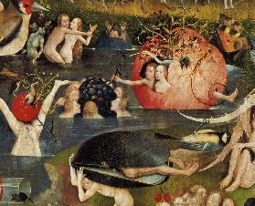 The Garden of Earthly Delights: Allegory of Luxury, detail of the central panel