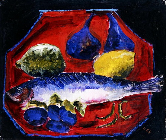 Fish and Plums von Hilary  Rosen