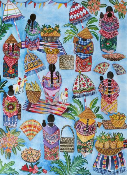 Impressions of Indonesia, 1997 (w/c on paper)  von Hilary  Simon