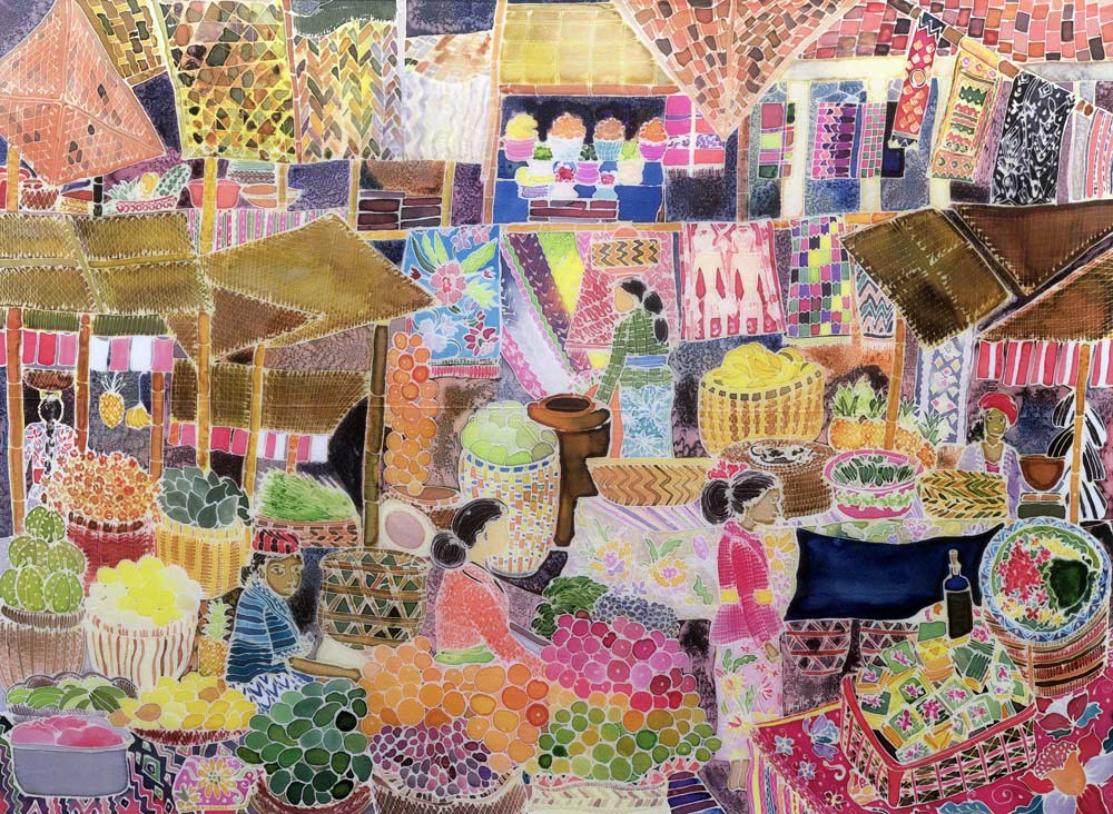 Ubud Market, Bali von Hilary  Simon