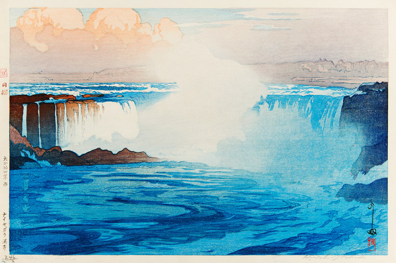 Die Niagara Wasserfälle von Yoshida Hiroshi