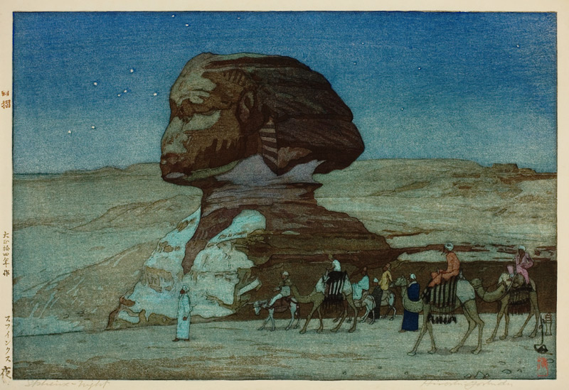 Sphinx - Night (Sufinkusu yoru), from the series "Europe" von Yoshida Hiroshi