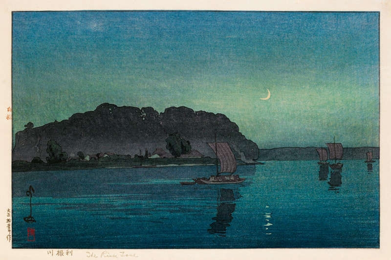 Tone River von Yoshida Hiroshi