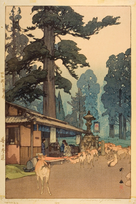 Way to the Kasuga Shrine von Yoshida Hiroshi