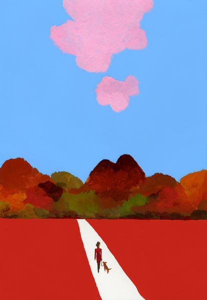 Autumn walking path von Hiroyuki Izutsu