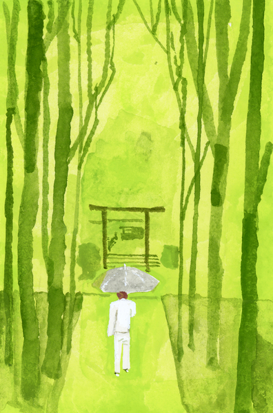 ise shrine  Torii is the entrance to the shrine von Hiroyuki Izutsu