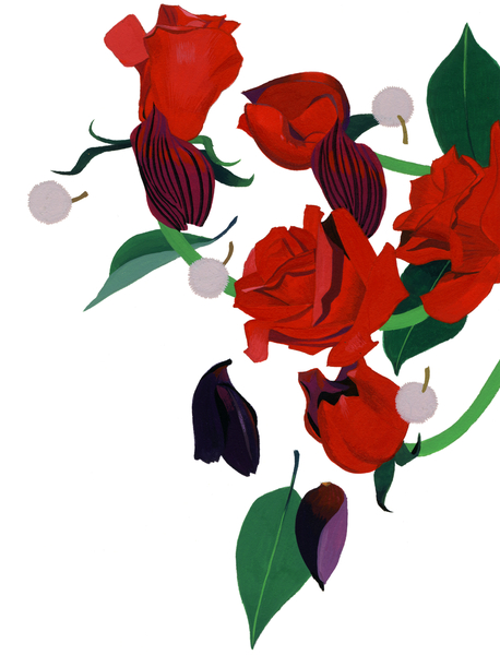 Red rose von Hiroyuki Izutsu