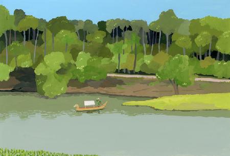 Siem Reap River, Angkor Thom