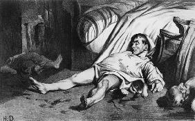 Daumier, Rue Transnonain, 15.4.1834