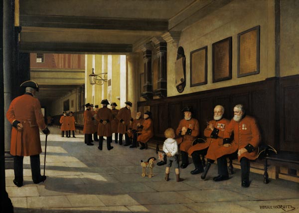 Little Peter and the Chelsea Pensioners von Horace van Ruith
