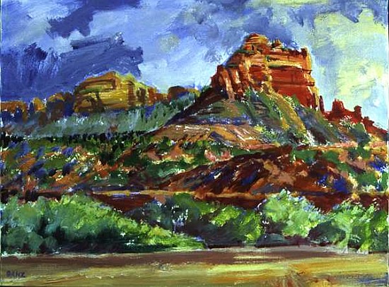 Sedona Sentinels, 2000 (acrylic on canvas)  von Howard  Ganz