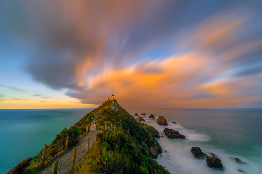 Nugget point lighthouse von Hua Zhu