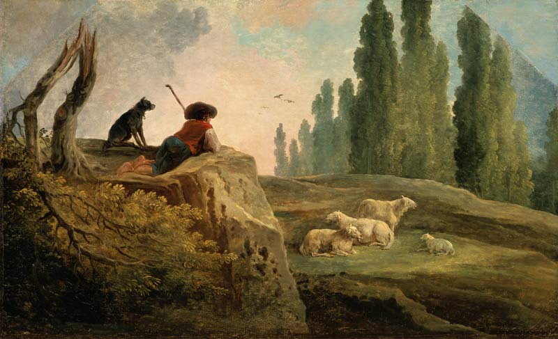 Ein Hirtenknabe von Hubert Robert