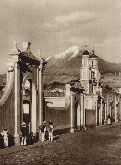 Mexico: Chalchicomula con Pico de Orizaba
