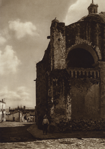 Mexico: Cuernavaca, Vista parcial de la Catedral von Hugo Brehme
