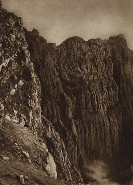 Mexico: El crater del Popocatepetl von Hugo Brehme