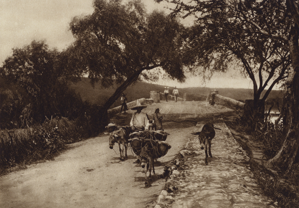 Mexico: Una carretera en las Montanas de Mejico von Hugo Brehme