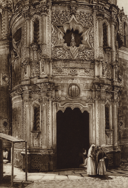 Mexico: Guadalupe Hidalgo, Capilla del pozo von Hugo Brehme