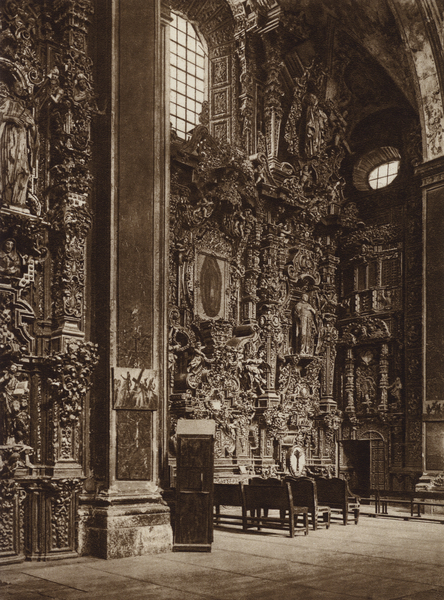Mexico: Iglesia de Tepozotlan von Hugo Brehme