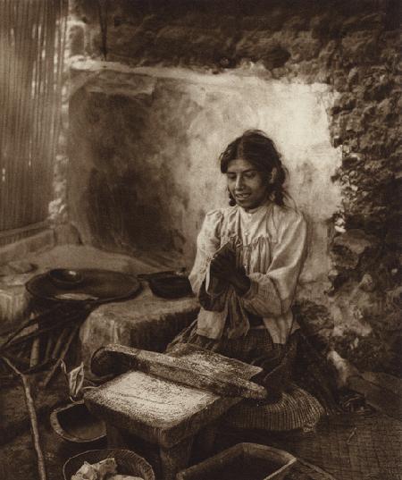 Mexico: Cociendo tortillas de maiz