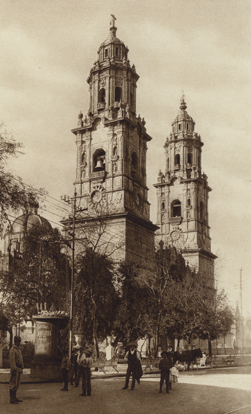 Mexico: Morelia, La Catedral von Hugo Brehme