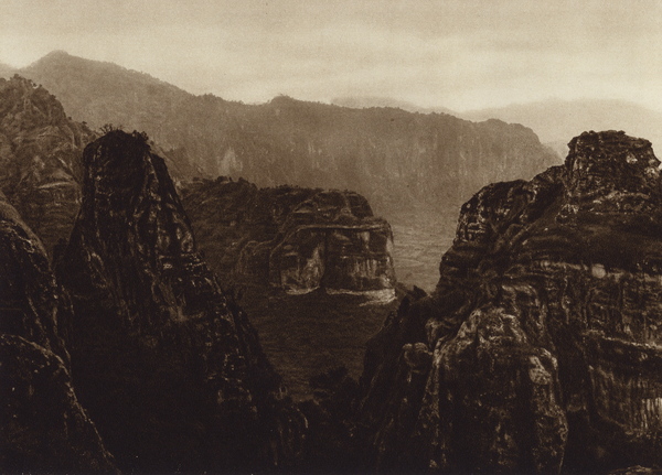 Mexico: Tepoztlan, Estado Morelos von Hugo Brehme