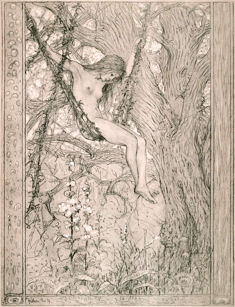 Lianenschaukel von Hugo Hoppener Fidus