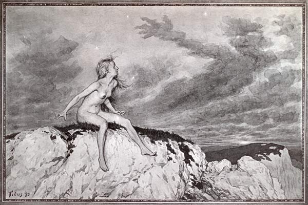 Der Wolkenmann von Hugo Hoppener Fidus