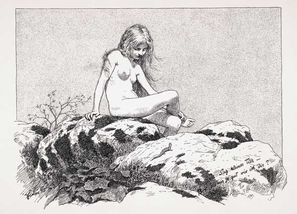 Sag, kleines Tier (…) von Hugo Hoppener Fidus