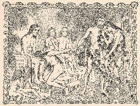 Durch die Zauberwelt,  Tafel 9  aus dem Portfolio Lebenszeichen