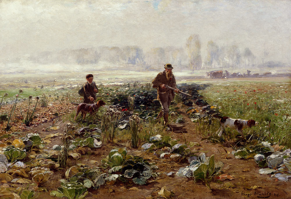 Herbstmorgen von Hugo Mühlig