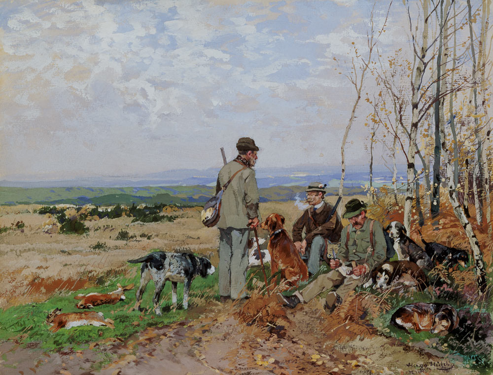 Jagdpause von Hugo Mühlig