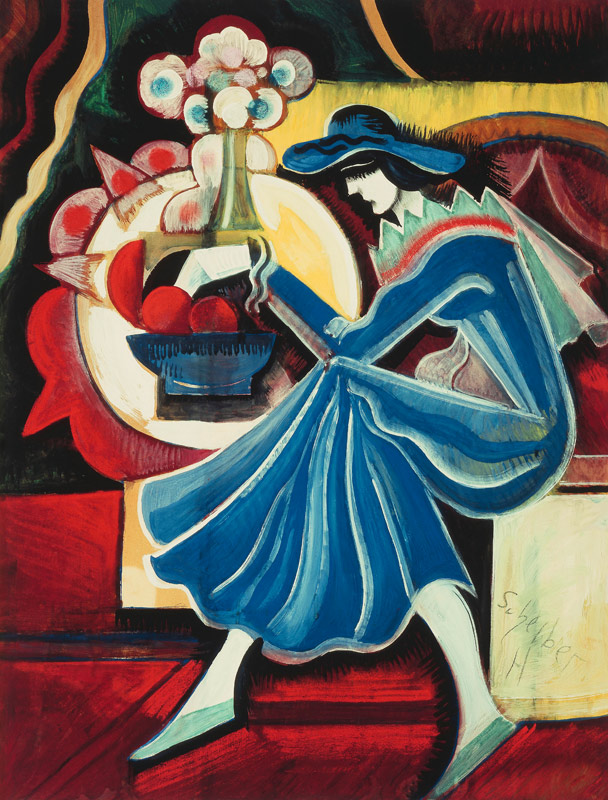 Lesende Frau (Femme Lisant). 1926 von Hugo Scheiber