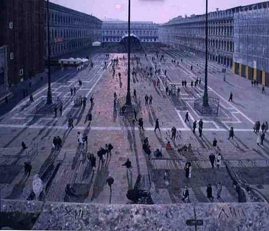 St. Mark''s Square, Venice, 1999 (oil on canvas)  von Huw S.  Parsons