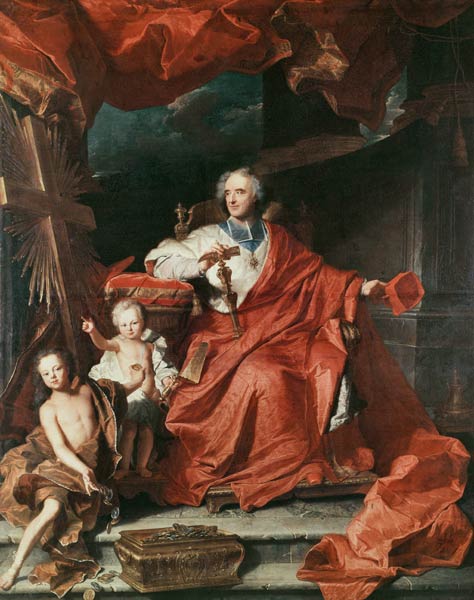 Cardinal de Bouillon (1643-1715) Opening the ''Holy Door'' von Hyacinthe Rigaud