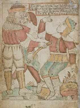 The Killing of Balder, from 'Melsted's Edda'  &