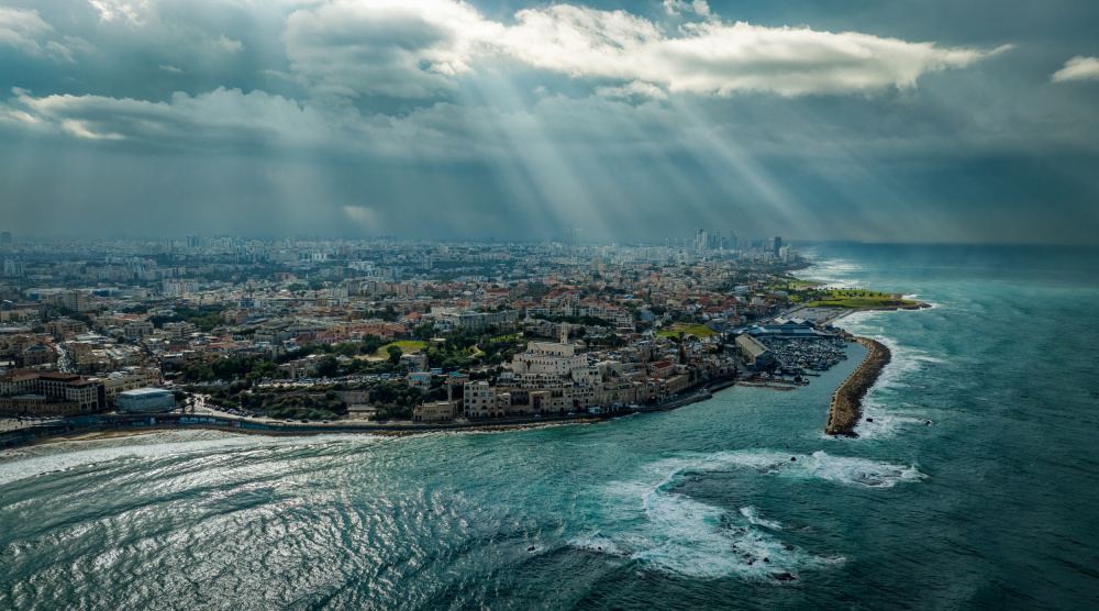 Jaffa port aerial view von Ido Meirovich