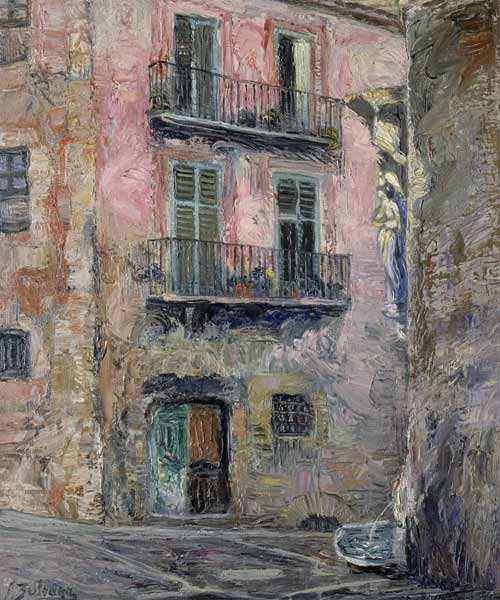CALLE DEL ANGEL DE GERONA von Ignazio Zuloaga